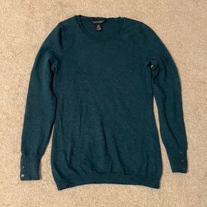 Turquoise merino wool sweater